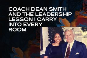 Rashmi Airan and Coach Dean Smith